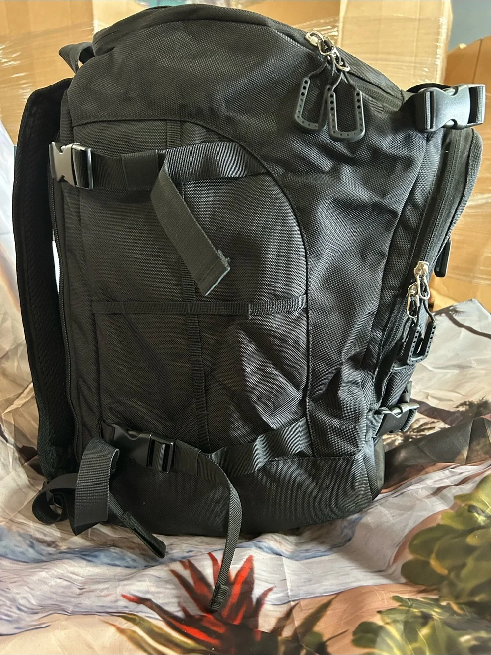 Men's Ski Boot Backpack - Black